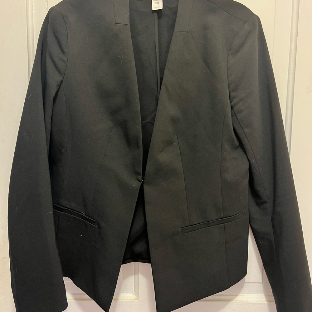 White House Black Market Black Sport Coat Classic Professional Blazer
